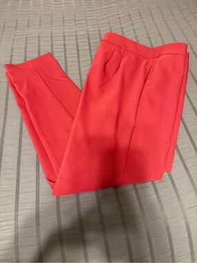 Counterparts Red Women's Trousers - Sleek High Waist